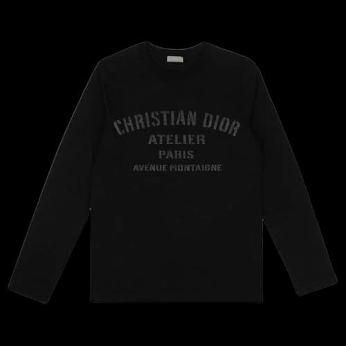 Dior Atelier Long-Sleeve T-Shirt 'Black'