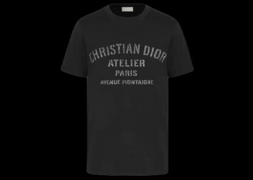 Dior Oversized "Christian Dior Atelier" T-shirt Black