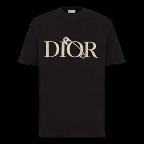 DIOR Knitted Crewneck Short Sleeve For Men Black