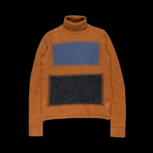 Raf Simons Rothko Mohair Sweater 'Orange'