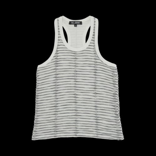Vintage Raf Simons Textured Tank Top 'White'