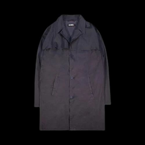 Raf Simons Double Layered Waxed Coat 'Black'