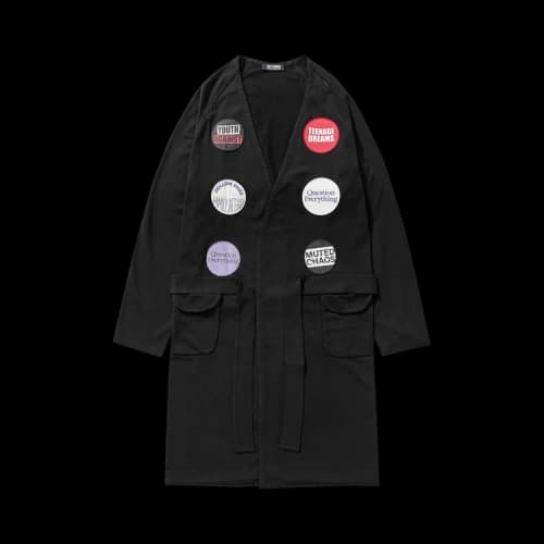 Raf Simons Fleece Bathrobe 'Black'