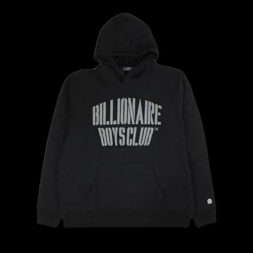 Billionaire Boys Club Stencil Logo Hoodie 'Black/Grey'