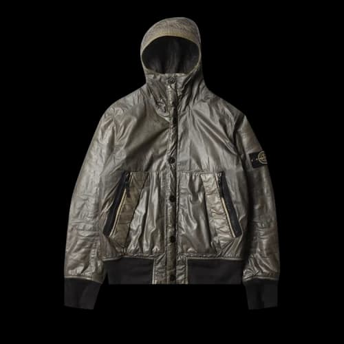Stone Island Mussola Gommato Jacket 'Olive'