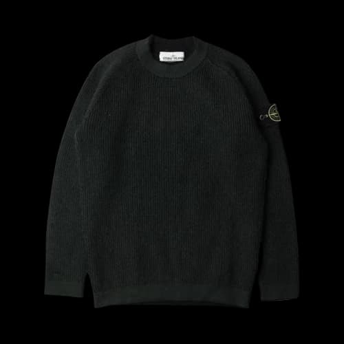 Stone Island Reversible Crewneck Knit 'Black'