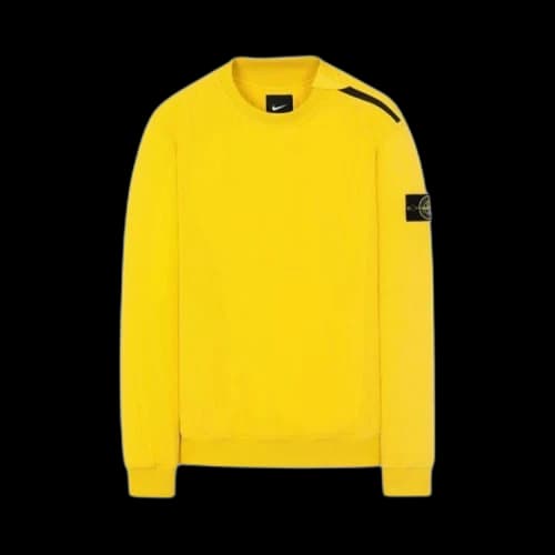 Stone Island x Nike Golf 601N2 Comfort Tech Composite Crewneck 'Yellow'