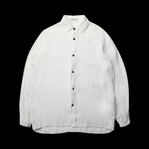 Stone Island Linen Shirt 'White'