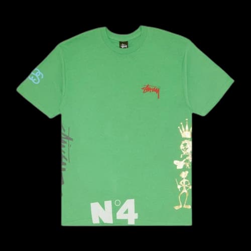 Stussy 3M Stock Link Tee 'Green'