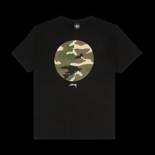 Stussy Camo Tee 'Black/Green'