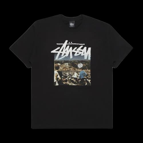 Stussy Yo, Vinny!! How Ya Livin?? Crowd Tee 'Black'