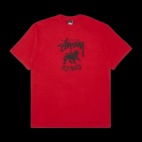 Stussy Irie Roots Lion Tee 'Red'