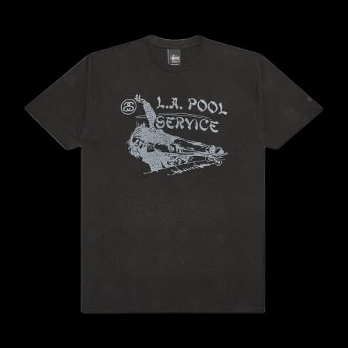 Stussy LA Pool Service Tee 'Black'