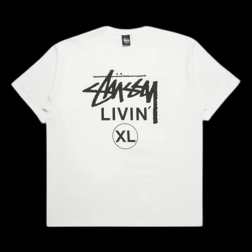 Stussy Livin' XL Tee 'White'