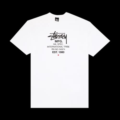 Stussy MFG International Tribe Tee 'White'