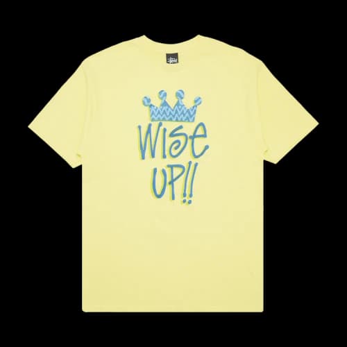 Stussy Wise Up Tee 'Yellow'