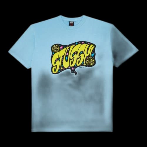 Stussy x Peter Bagge Tee 'Light Blue'