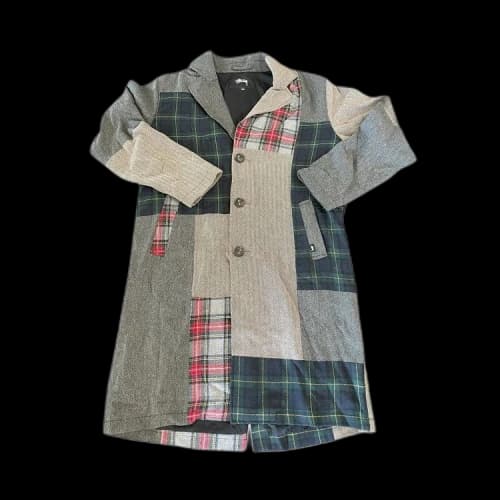 Stussy Patchwork Overcoat 'Multicolor'