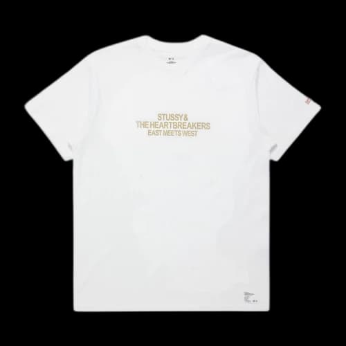 Stussy x The Heartbreakers Tee 'White/Gold'