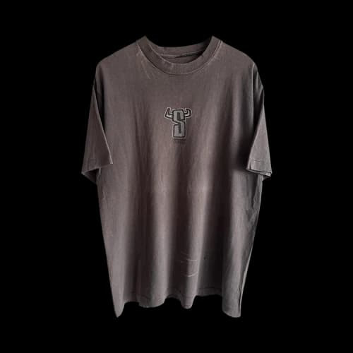 Vintage Stussy S Horns Logo Tee 'Brown'