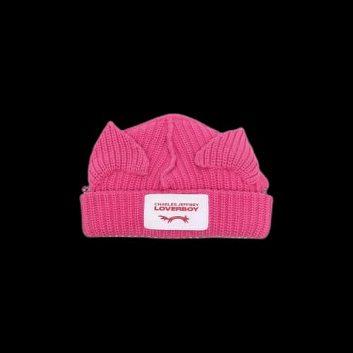 Charles Jeffrey Loverboy Chunky Ears Beanie 'Pink'