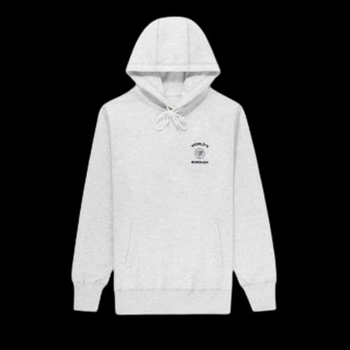 Aimé Leon Dore World's Borough Hoodie 'Silver Mix'