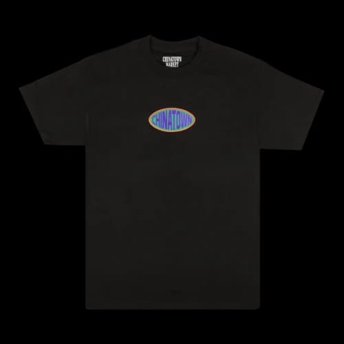 Chinatown Market Logo Patch Short-Sleeve T-Shirt 'Black'