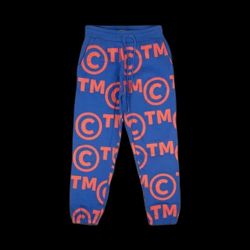 Chinatown Market Trademark Logo Sweatpants 'Blue'