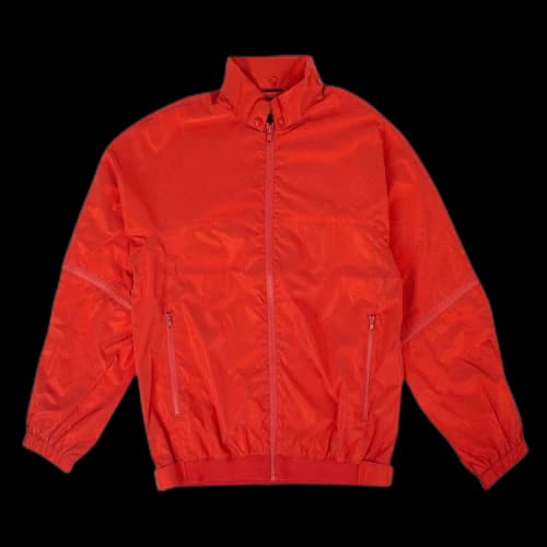 Chinatown Market Zip Up Reflective Jacket 'Red'