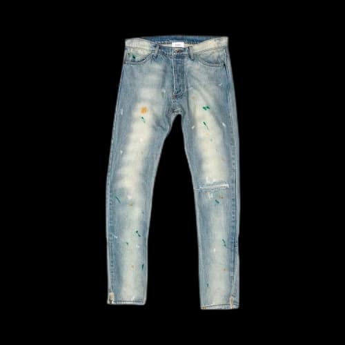 Rhude Splatter Denim 'Blue'