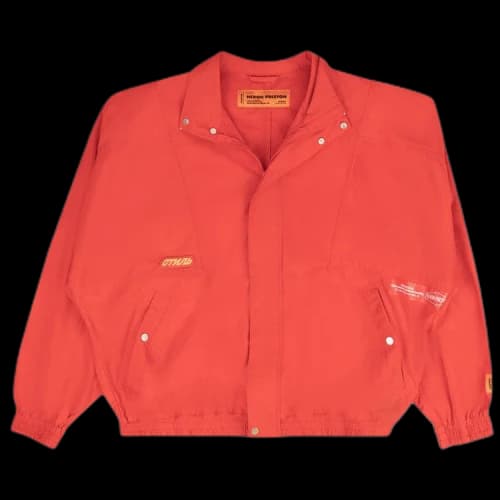 Heron Preston Nylon Windbreaker Jacket 'Red'