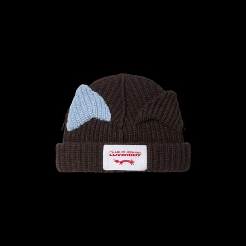 Charles Jeffrey Loverboy Chunky Ears Beanie 'Brown'