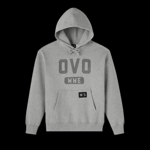 OVO x WWE RAW IS WAR Hoodie 'Heather Grey'