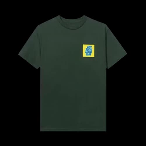 Anti Social Social Club Art Girl Tee 'Green'