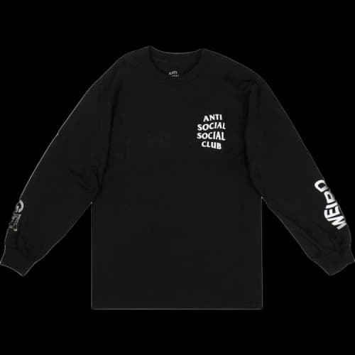 Anti Social Social Club Get Weird Long Sleeve T-Shirt 'Black'