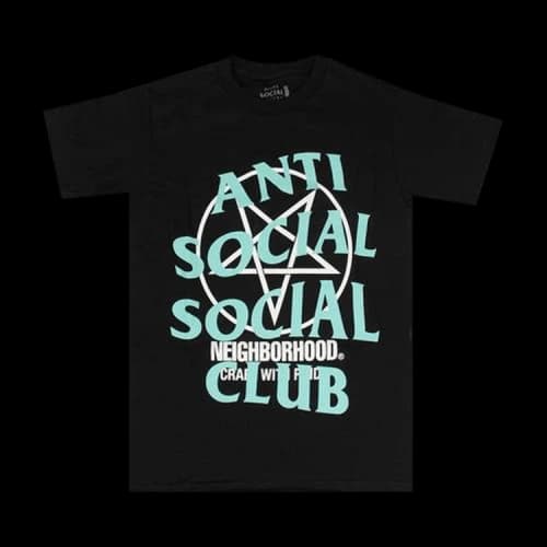 Anti Social Social Club x Neighborhood Filth Fury T-Shirt 'Black'