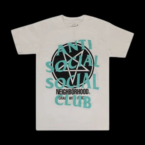 Anti Social Social Club x Neighborhood Filth Fury T-Shirt 'White'