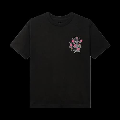 Anti Social Social Club Ornamental Tee 'Black'