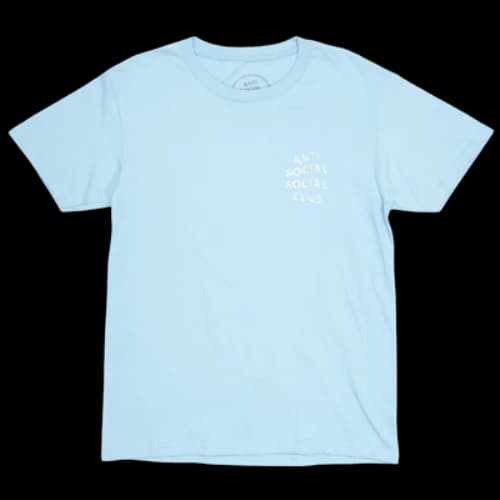 Anti Social Social Club Partly Cloudy Tee 'Blue'
