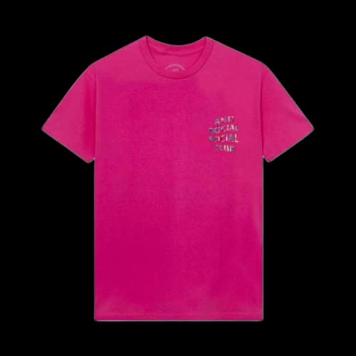 Anti Social Social Club Picking Up The Pieces Tee 'Pink'