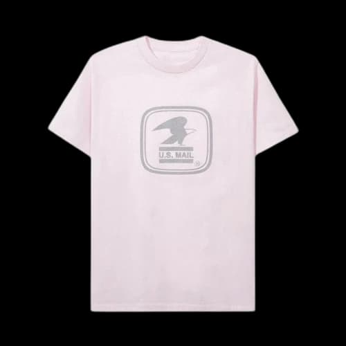 Anti Social Social Club x USPS Work Tee 'Pink'