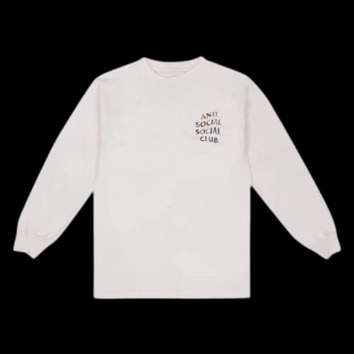Anti Social Social Club Yakisoba Long-Sleeve Tee 'White'