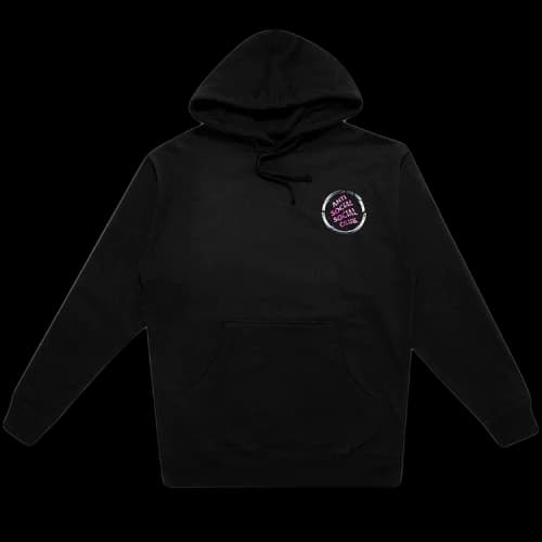Anti Social Social Club Brake Check Hoodie 'Black'
