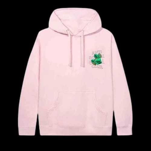Anti Social Social Club Bussin Hoodie 'Pink'
