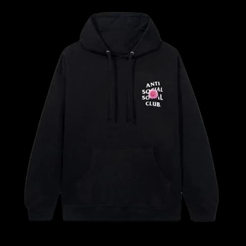 Anti Social Social Club Broken Vase Hoodie 'Black'