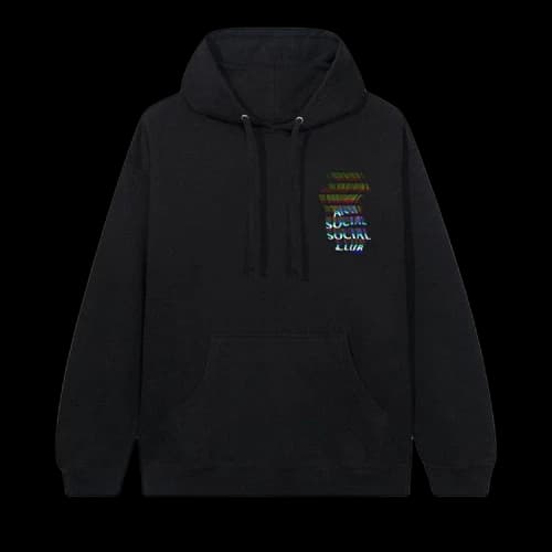 Anti Social Social Club Channel 747 Hoodie 'Black'