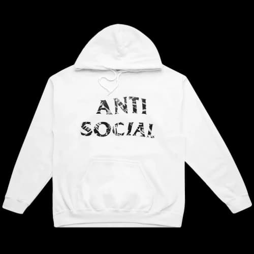 Anti Social Social Club Funky Forest Hoodie 'White'