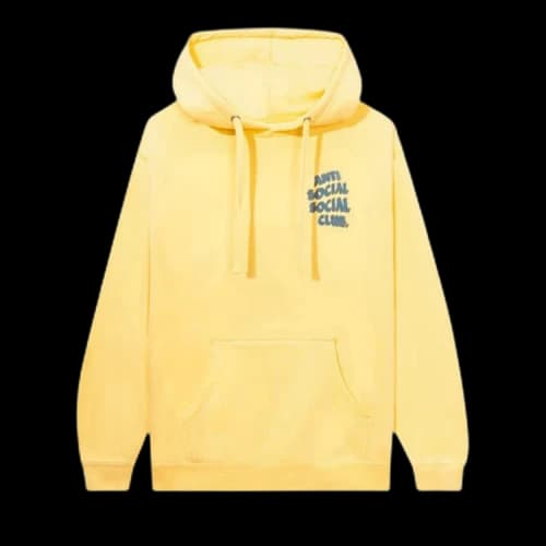 Anti Social Social Club How Deep Hoodie 'Yellow'