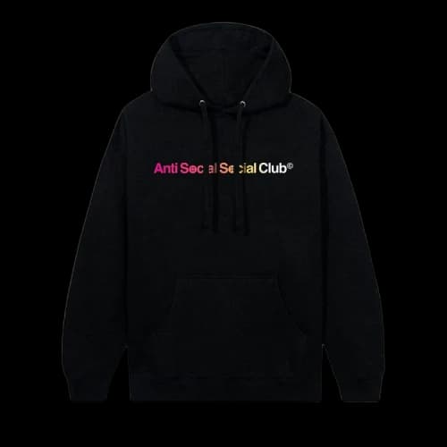 Anti Social Social Club Imprint Hoodie 'Black'