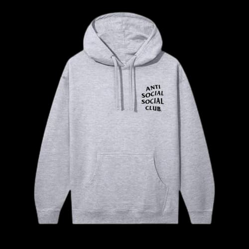 Anti Social Social Club Kitten Hoodie 'Grey'